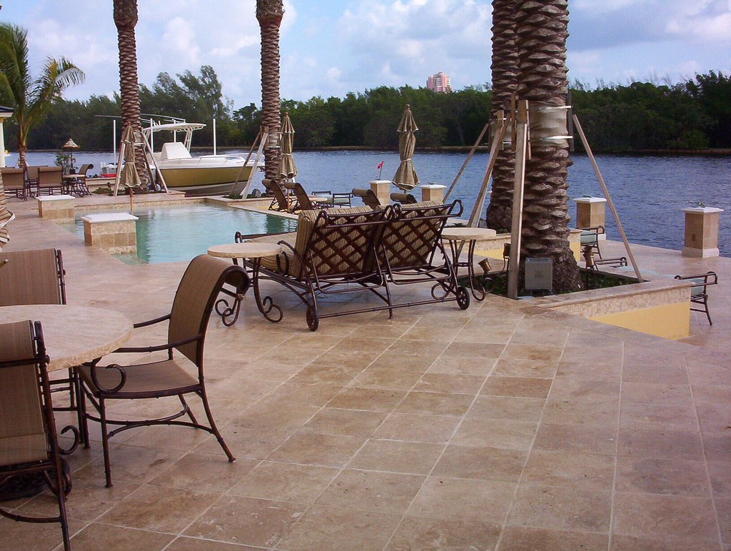 SquareOneStone's tweet photo. Stunning Walnut Travertine #squareonestone #travertine #pavers #pooldeck #luxuryrealestate #hardscapes #naturalstone https://t.co/gLfpgFqhcV