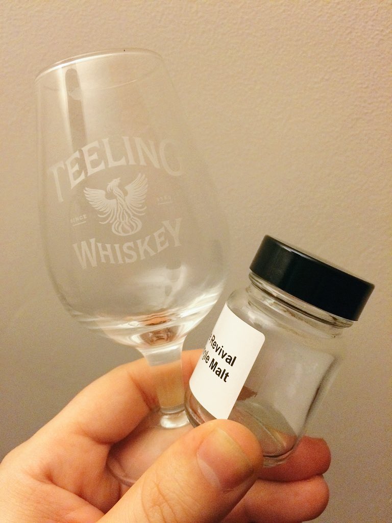 LaCaveDeCobalt's tweet photo. I usualy save 1 cl for a second tasting. Not this time. That must mean something 😉 #TeelingWhiskey #Revival https://t.co/MiDRWuVfkA