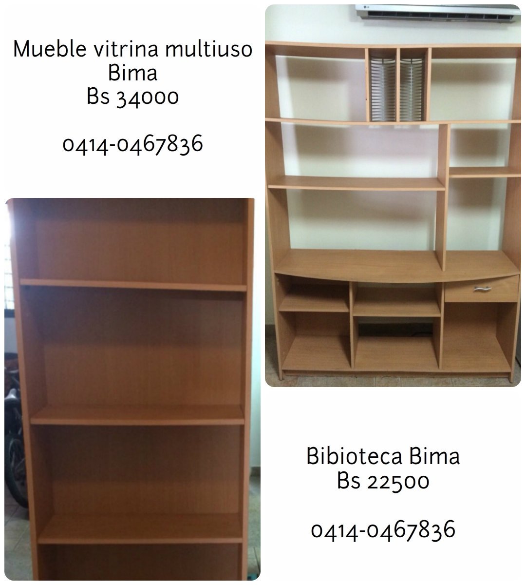 ventasviaweb's tweet photo. #Mueble vitrina multiuso Bima Bs 34000 / #Bibioteca Bima Bs 22500 #ventas #valencia https://t.co/lVtLNwYOrL