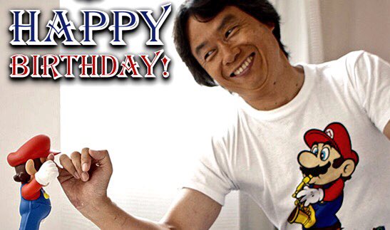 Happy Birthday, Shigeru Miyamoto, the father of Mario, Zelda, and so much more!!!! Best wishes from NintendoFuse!! 