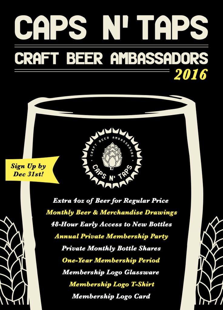 capsntapscamas's tweet photo. Have you claimed your spot yet? Don't wait too long! #craftbeerambassador #capsntaps #craftbeer #camaswa https://t.co/481pKpSYS1