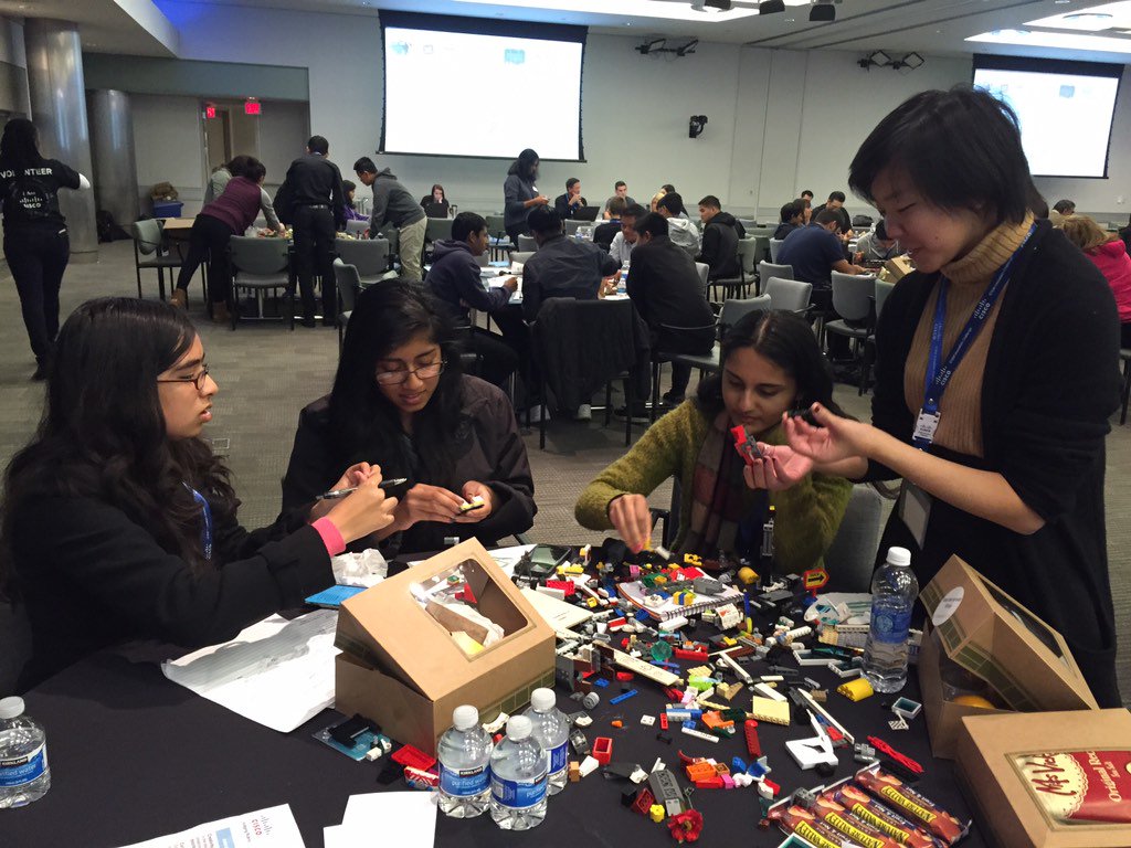 svtpca's tweet image. Girls love #STEM @Cisco Innovation Challenge #CiscoSTEM #girlpower #futureengineers #LoveLEGO