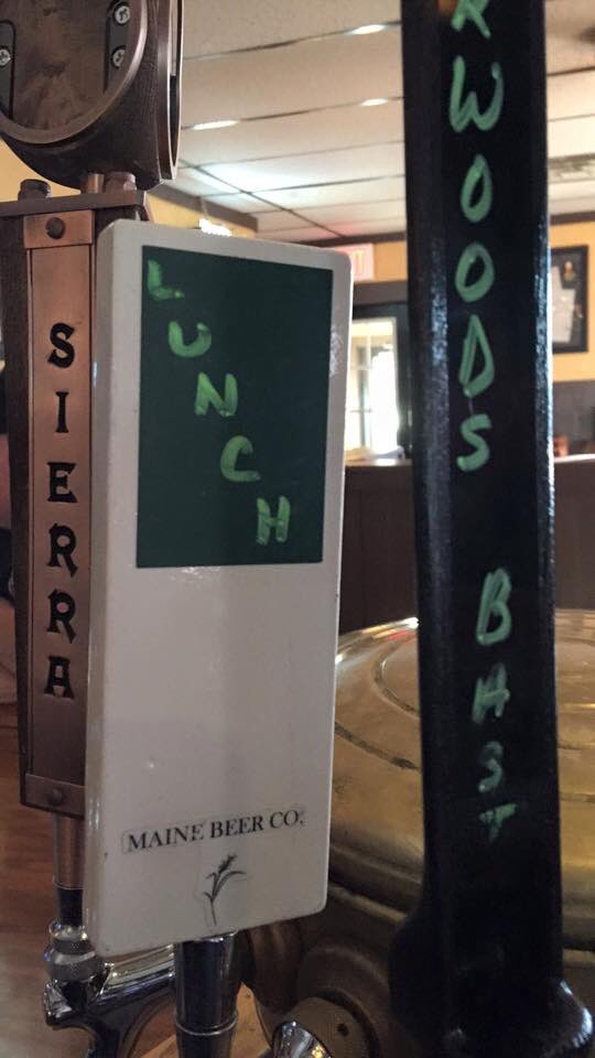 GreenesTavern's tweet photo. @mainebeerco #LunchBreak come get some while its here #craftbeer https://t.co/vNRu3BzW3d