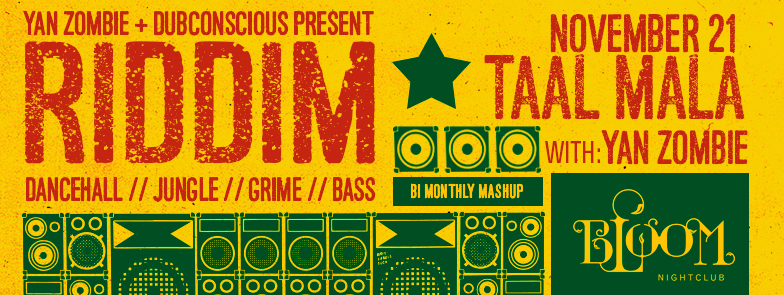 BloomNightclub's tweet photo. This Sat Nov 21 • @TaalMala of Vancouver's #LightaSound joins @Yanzombiemusic for ep. 2 of Riddim #NelsonBC https://t.co/ht4AFyAn4L