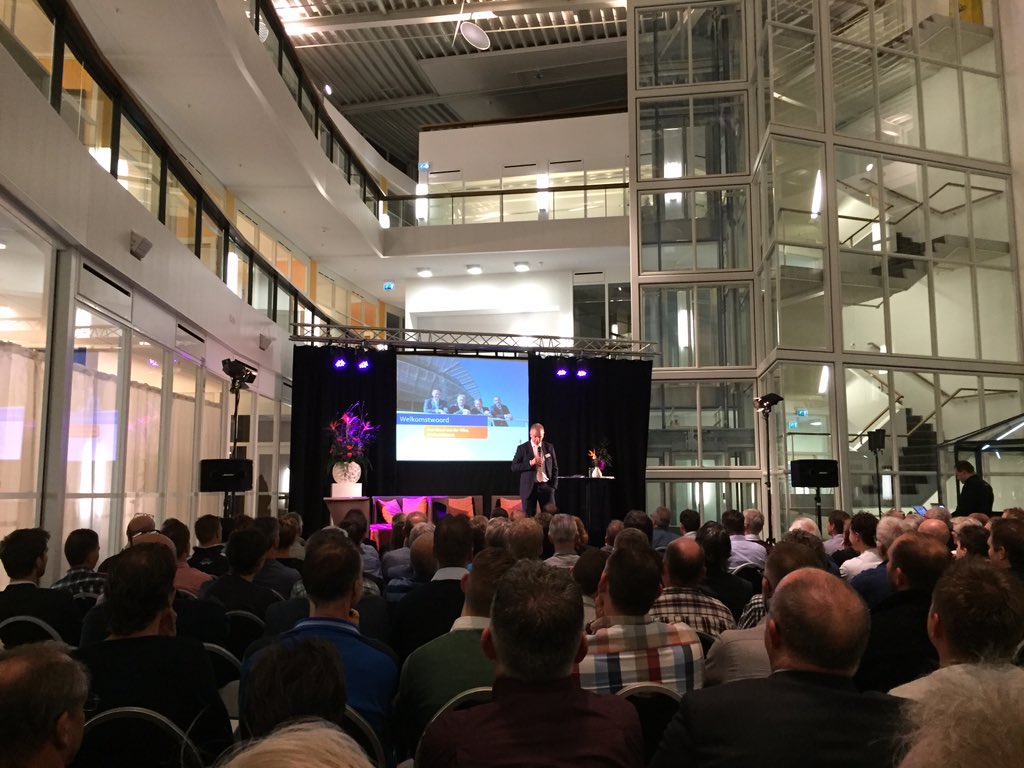 Inspirerende sprekers Aad Ouburg &amp; Wim Grootscholte @RaboWestland Anders ondernemen/juiste taakverdeling int bedrijf