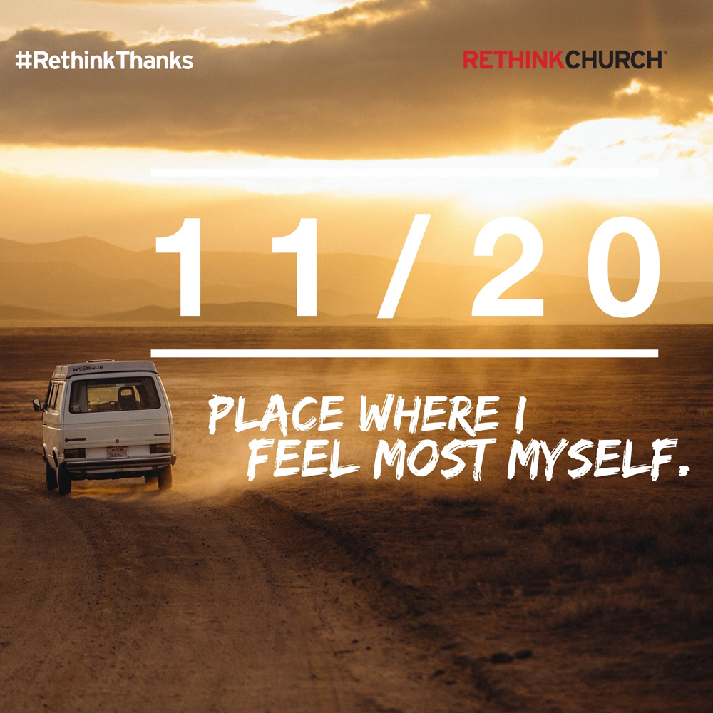 umrethinkchurch's tweet photo. Pause. Breathe. What were your moments of gratitude today? Share them with #RethinkThanks. https://t.co/L2LtH1hleY https://t.co/WlQ4usvU4k