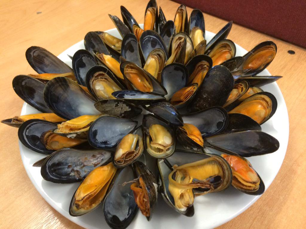 #FoodMattersLive2015 #anglesey #mussels stand 200 <a href="/SimsonsFish/">Simsons Fisheries</a>