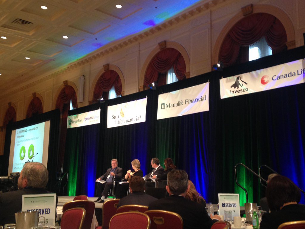 Great panel on the regulatory future for financial advisors. <a href="/Advocis/">Advocis</a> #AdvocisSym2015