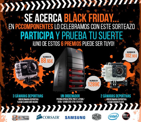 pccomponentes's tweet photo. Seguimos siendo TT! PARTICIPA! RT y comenta con #BFridayPcComponentesIsComing Lee las bases! https://t.co/y1RYV5sR7k https://t.co/hYYSKtd84m
