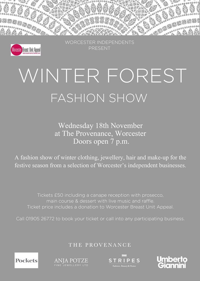 AnjaPotze1's tweet photo. Make sure you get your tickets to the #WinterFashionShow on Wednesday #WorcestershireHour https://t.co/oRfVuRyd2P