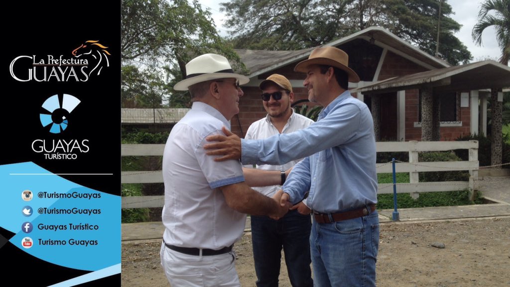 visitaguayas's tweet photo. Eduardo Crespo, propietario de rancho San Jacinto recibe a José Sererols #OMTE para recorrer por sembríos de #cacao https://t.co/7vvAbqNgLH