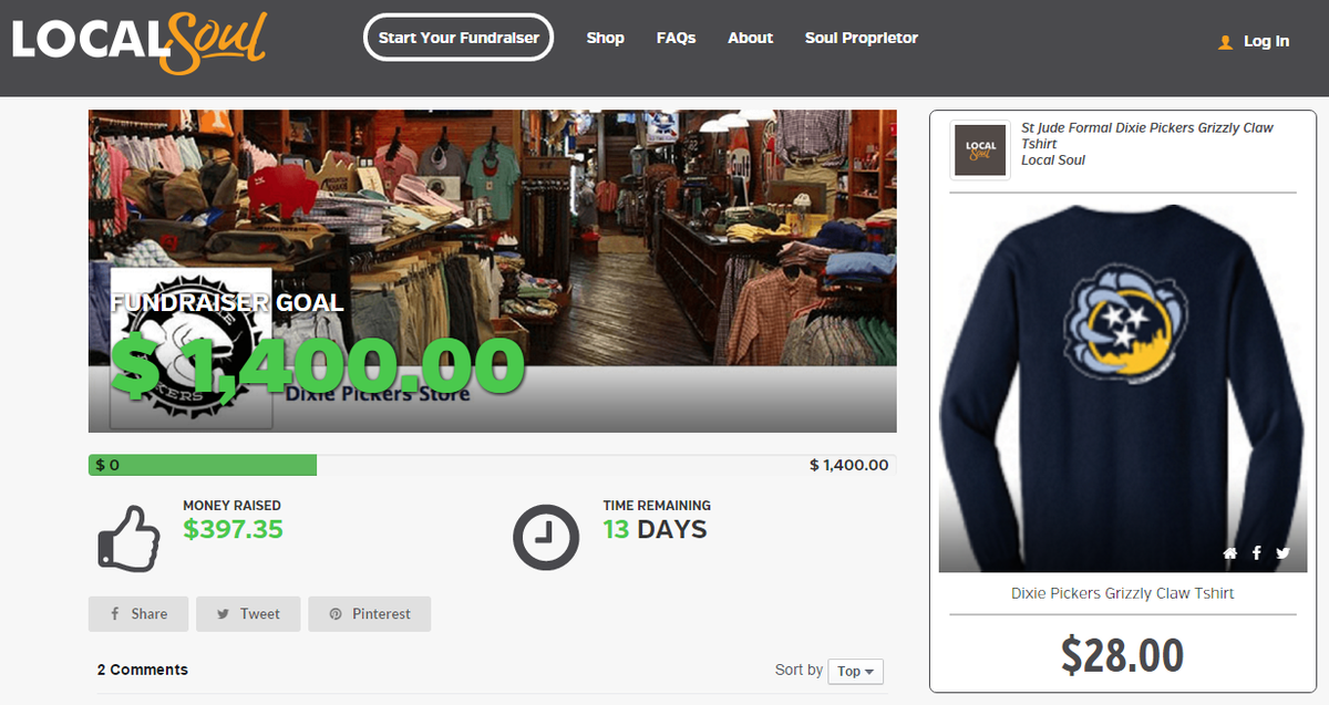 myLocalSoul's tweet image. Support #Collierville Young Ladies &amp;amp; #StJude #shop901 #DixiePickers #giftidea 
mylocalsoul.com/#!/fundraiser/…