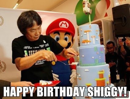   Happy Birthday Shigeru Miyamoto!!! 