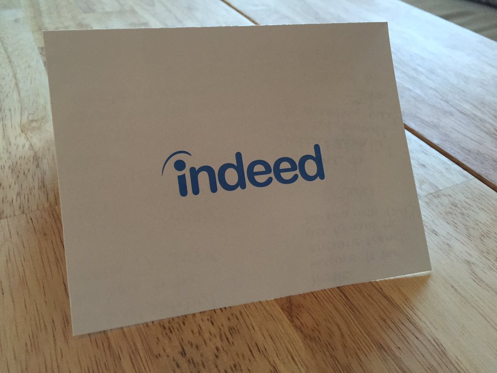 natsparhawk's tweet photo. So excited to start @indeed. Already making me feel like part of the family! #bestletter #team #awesomeworkplace https://t.co/vsUM7BfjWU