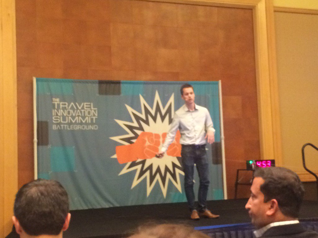 fmesny's tweet photo. @Guidekick pitching @Phocuswright. Was runner at SF event #33ustour @33entrepreneurs https://t.co/dbRjpY1T8Q