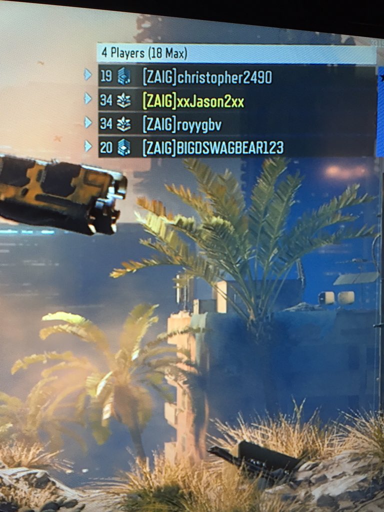 we support #zaig even on call of duty😈❤️😍