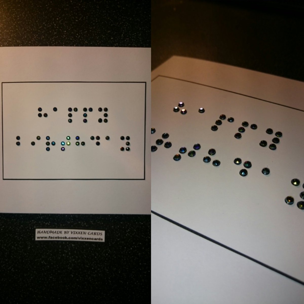 VixxenCards's tweet photo. Braille happy birthday cards avaliable at https://t.co/feef0KJh6r #braille #blind #partiallysighted #happy #birthday https://t.co/OgQrKtlfFC