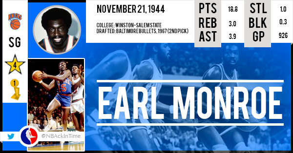 Happy Birthday Earl Monroe     