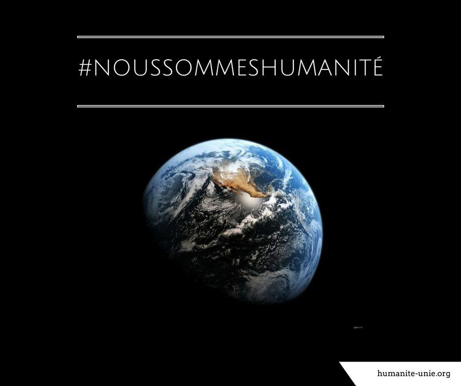 Humanite_Unie's tweet photo. #Journeedelatolerance Nous sommes tous d'abord et avant tout des êtres humains. Et ensemble, #NousSommesHumanité https://t.co/wpC1wvHCUr