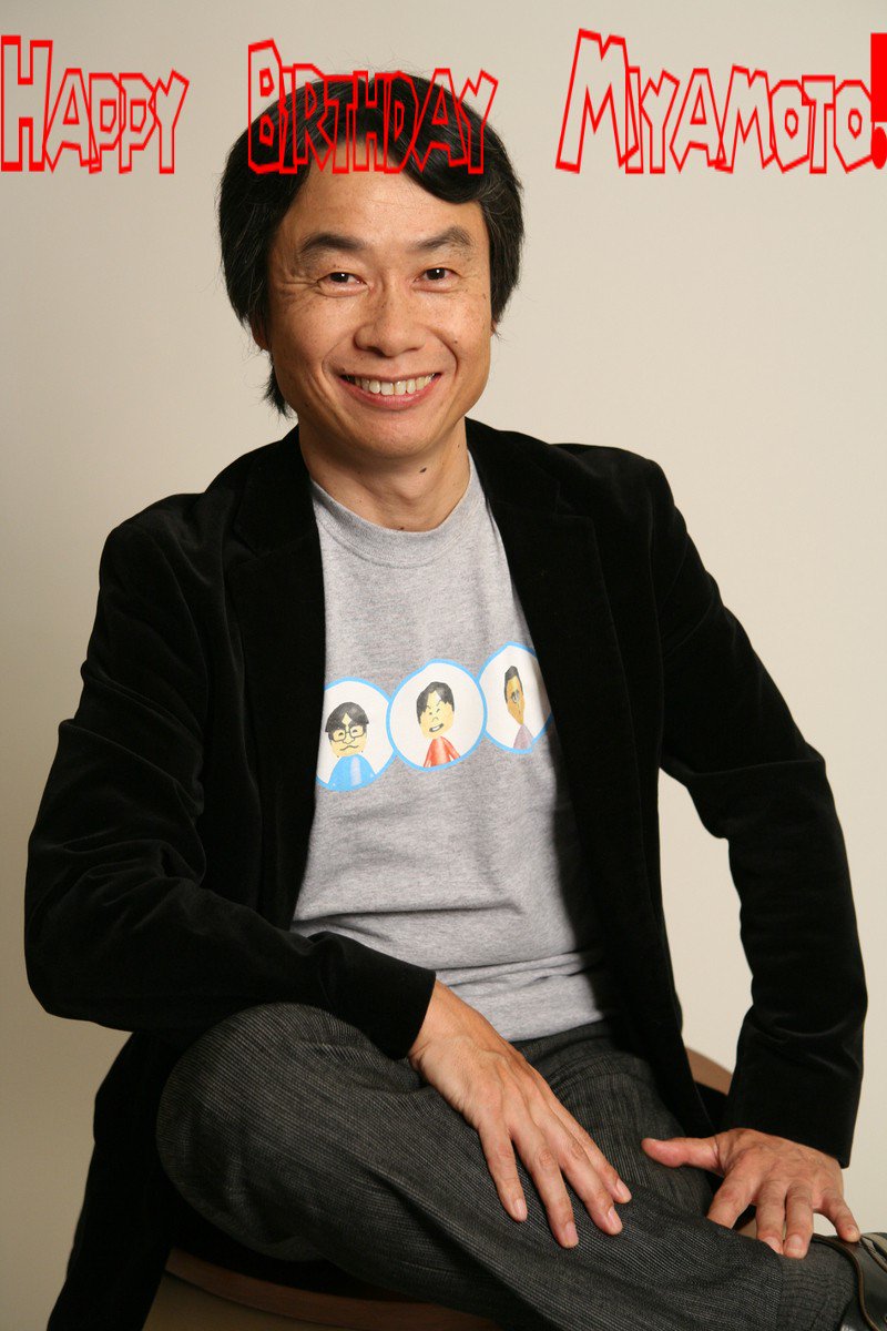 Happy Birthday to Shigeru Miyamoto! 