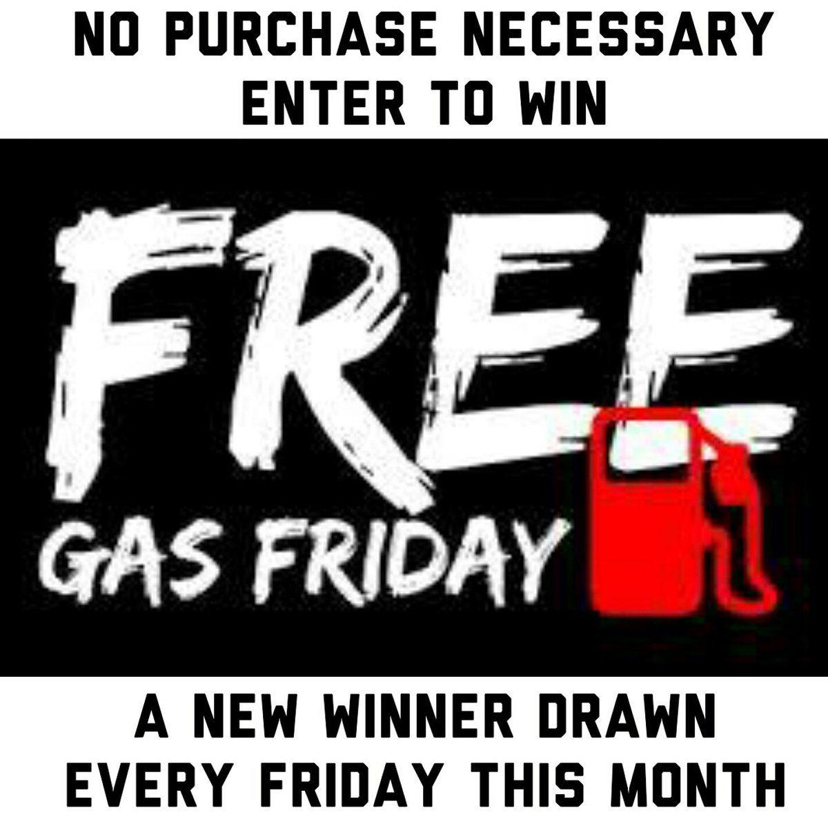 CoachLaneChev's tweet photo. Enter your name &amp; number into our #FreeGasFriday drawing box. We draw a winner every #Friday in #November. #GoodLuck https://t.co/bY9Afa5uYs