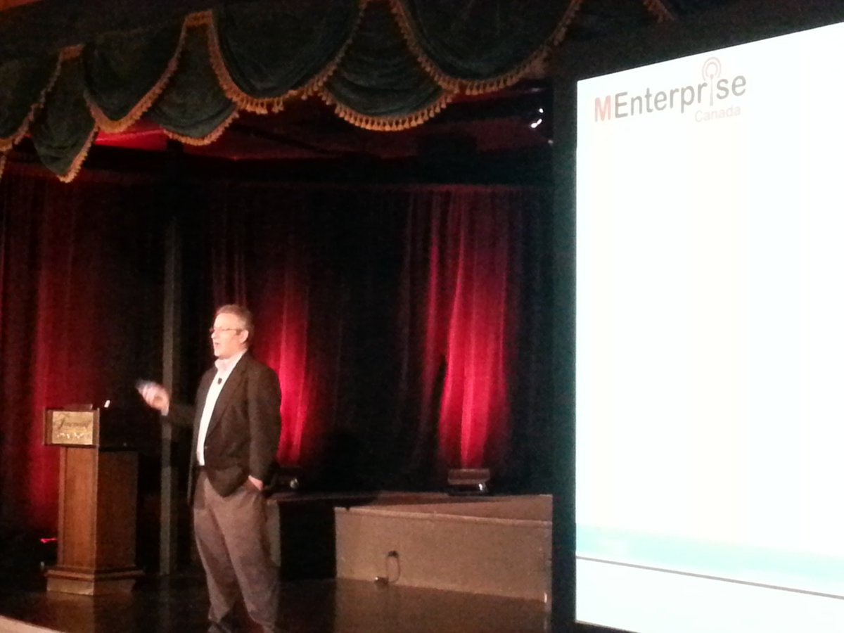 nGage_Tom's tweet photo. The One and Only Brian Katz @bmkatz @AirWatch teaching us about #MobileEnablement at #mCanada by @nGageEvents https://t.co/41ABkSHZHI