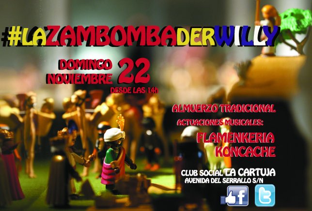 Al tweet + original con él hastag #lazambombaderwilly COPA DE INVITACIÓN