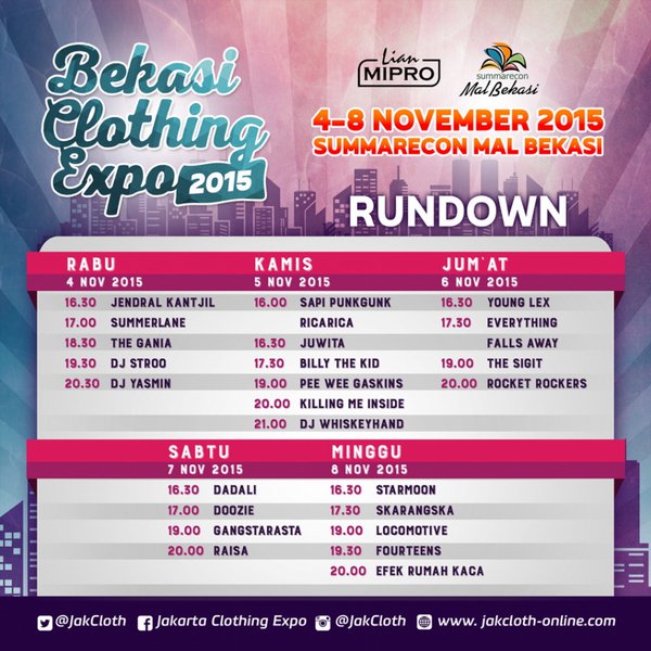 FRIENDS!! udh siap utk bersenang senang besok mlm di <a href="/malbekasi/">SummareconMallBekasi</a> <a href="/JakCloth/">JakCloth</a> ???