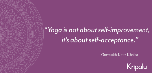Accept your being, and in turn, your practice will elevate. #WellnessWednesday #Quote