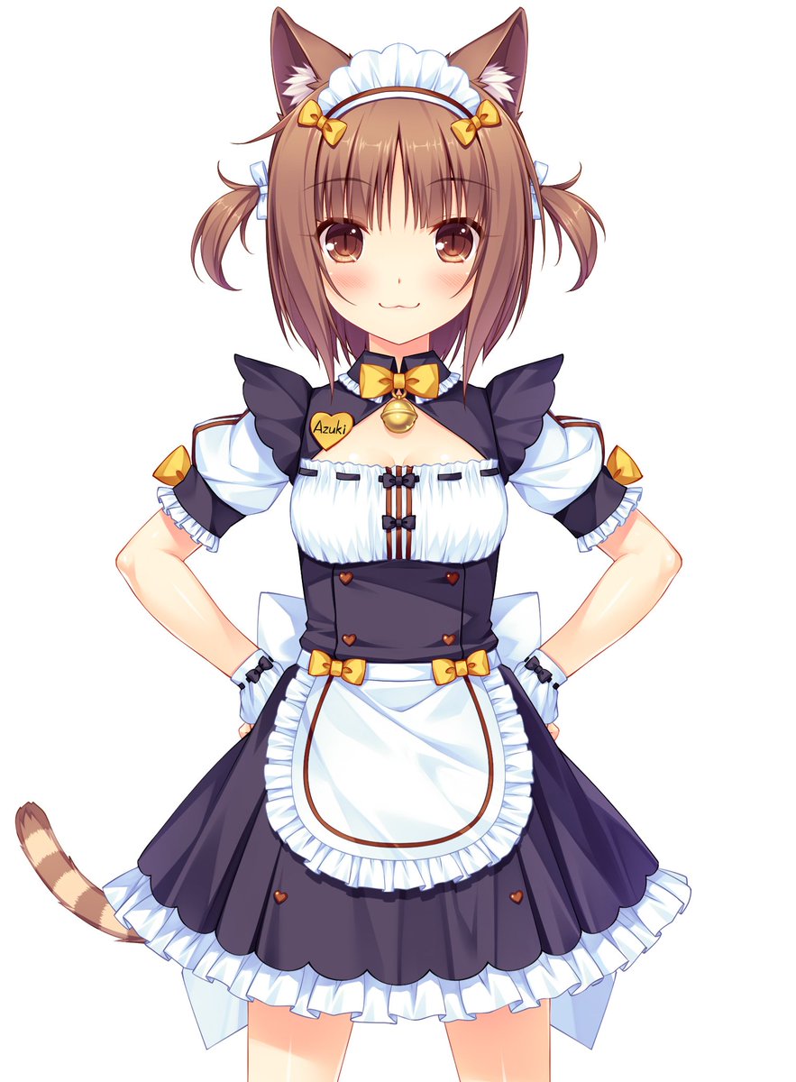 Neko Works Official On Twitter アズキの制服！ ネコぱらvol2開発中！ Nekopara 