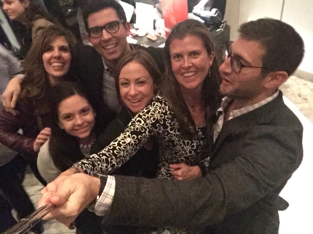 juliennethomps's tweet photo. @MillennialMedia  platform team. #selfiestick https://t.co/86NeY58fKz