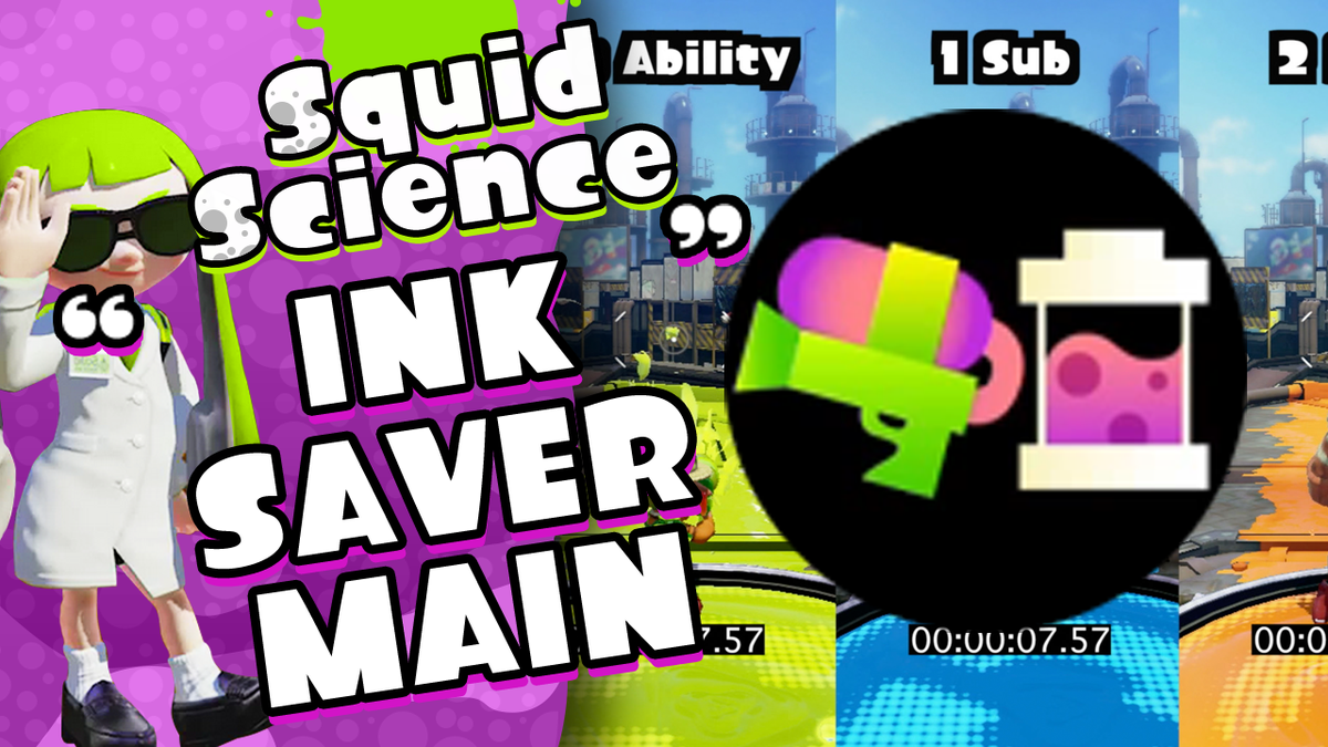 NintenDome's tweet photo. Letโs talk about Ink Saver Main. Hit like if you enjoy this new #SquidScience style: https://t.co/4kBAvhChgx https://t.co/DO3cLVOSAQ