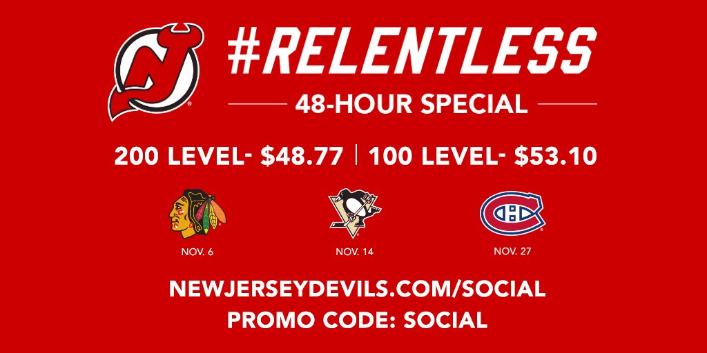 new jersey devils offer code