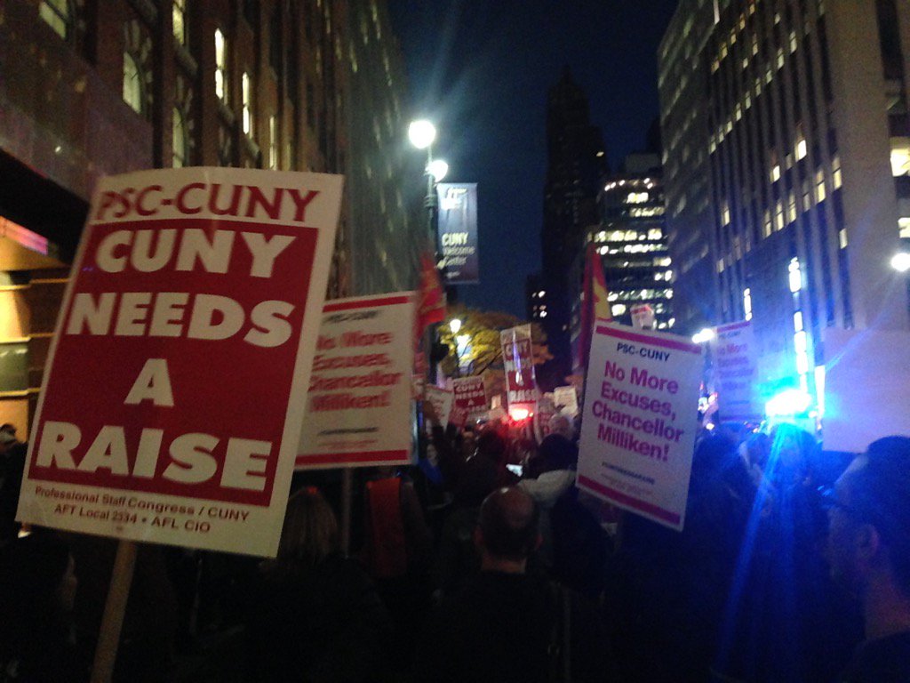 ChloeAsselin16's tweet photo. @PSC_CUNY No more excuses Chancellor Milliken and Governor Cuomo @NYGovCuomo #CUNYNeedsARaise https://t.co/Nz2l5JpiJH