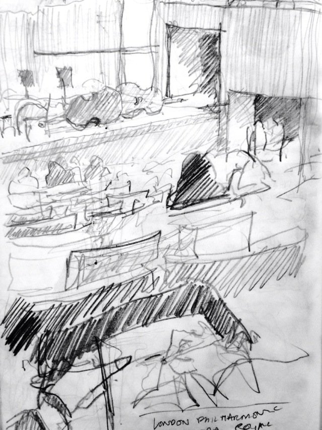 Flan_Studio's tweet photo. Enjoying the interval @southbankcentre whilst #sketching the dormant double basses. #sketch #classical #music https://t.co/TEK5Hg6pHF