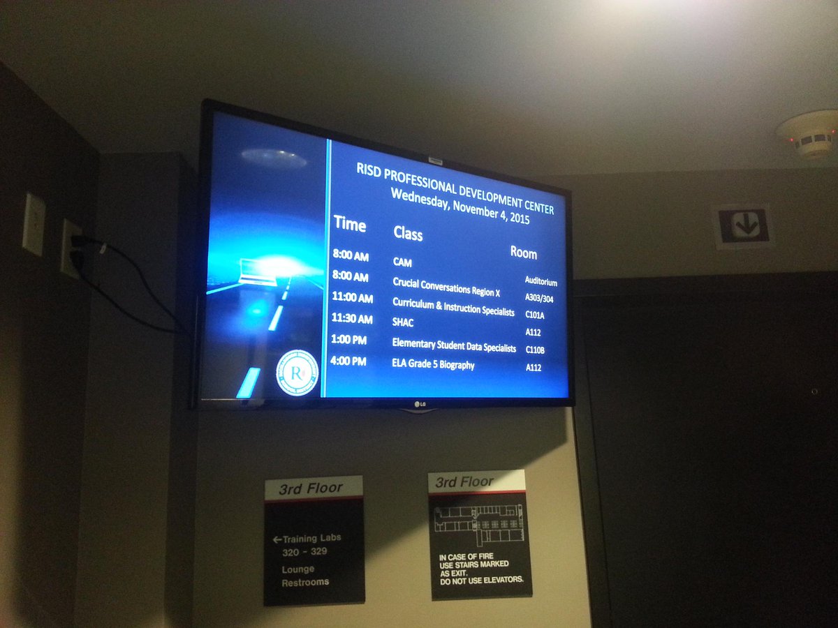 Successful test of Google Digital Sign builder today. Amazing features &amp; ease of use with materials we already have.