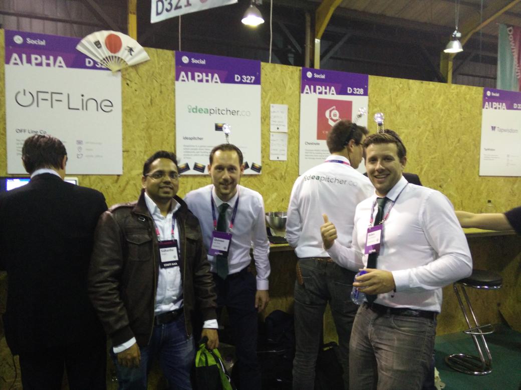 Sidhartha_Ure's tweet image. A startup with one of the most interesting props. @ideapitcher literally lighted up their idea. #websummit