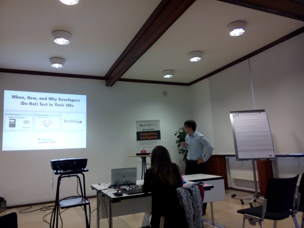 dangagliar's tweet photo. Do developer make tests? How can you measure it? Great presentation at #projectqualityday @eclipsecon https://t.co/skRDMWPdgJ