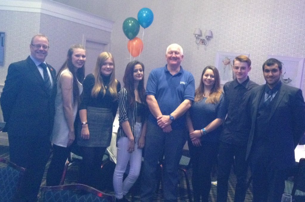 #FYA2015 celebrating young people's achievements Falkirk Youth Awards with @YouthScotland colleague John Nicolson
