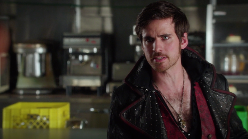 OnceABC's tweet photo. Hook's patience is wearing thin. Watch a sneak peak from Sunday's all-new #OnceUponATime. https://t.co/G1IW0U48bH https://t.co/nt3CxpakMU