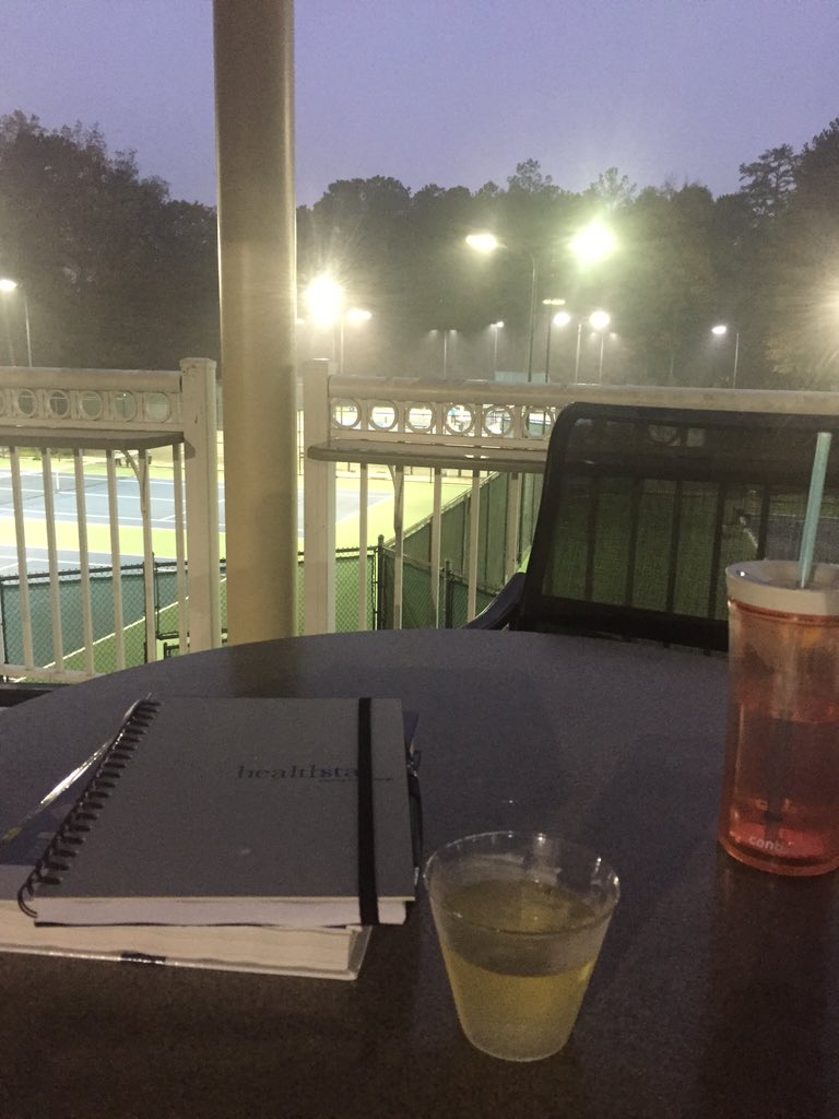 strongandfitmom's tweet photo. My current status...Thank God tennis courts don't get soggy! @mitchscharf #kidsneedtorun #rainraingoaway https://t.co/mXpUqyP49t