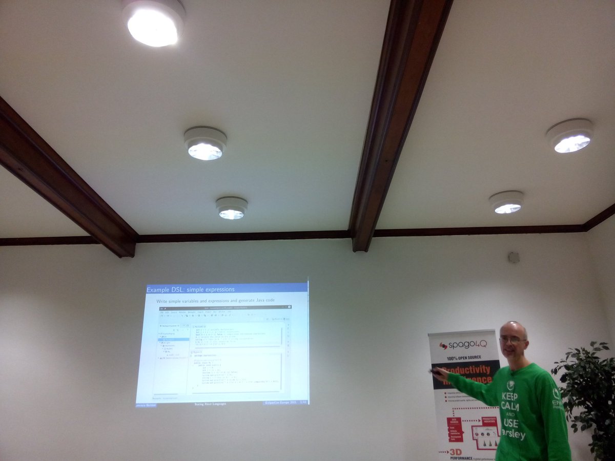 dangagliar's tweet photo. Testing Xtext languages is possible, we've learned it @eclipsecon ! #projectqualityday https://t.co/42hATsMqVZ