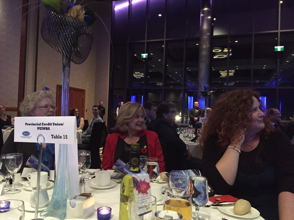 hannahbethbell's tweet photo. We have our own table and everything #businessprom @mj_rethinking @ShannonPratt https://t.co/SSL6HjDWcb