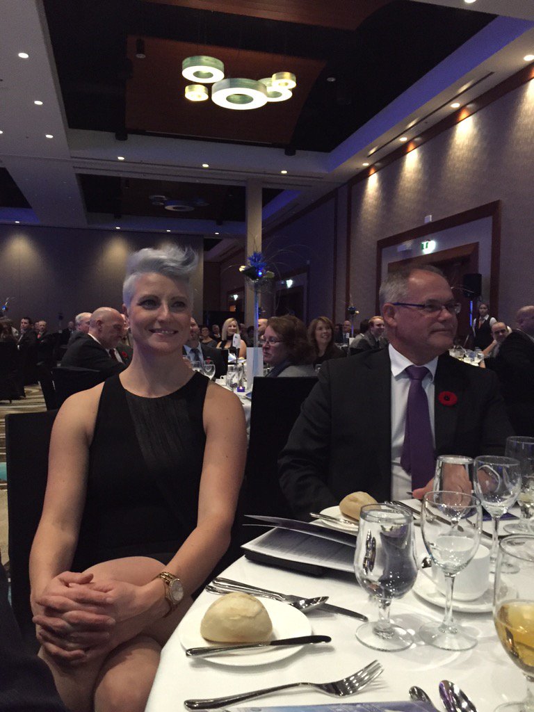 hannahbethbell's tweet photo. We have our own table and everything #businessprom @mj_rethinking @ShannonPratt https://t.co/SSL6HjDWcb