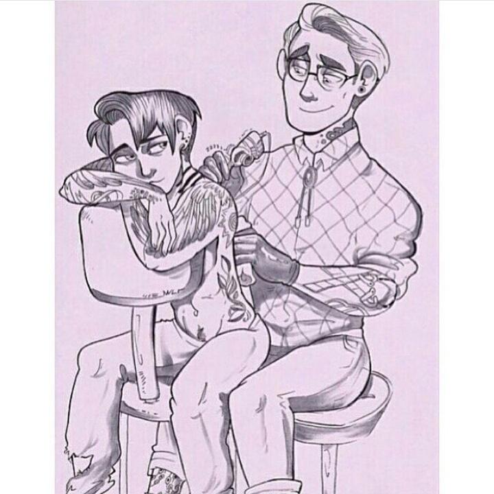 ||is it just me or am I the only one in love with this AU!?
