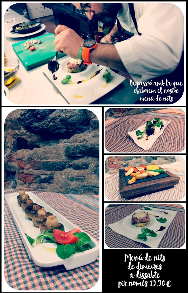 Y por las noches Nuestro menú degustación por sólo 19,90€! //i a les nit el nostre menú degustació per només 19,90€!
