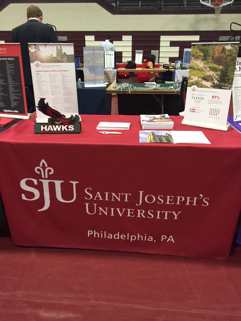 hchcvanessa's tweet photo. Let's talk about where #themagis can take you! Students at @donboscoironmen's college fair, stop by the SJU table! https://t.co/zBgF0jb9NI