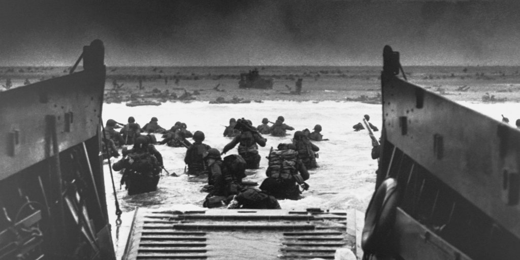 History On Twitter The American Invasion At Omaha Beach