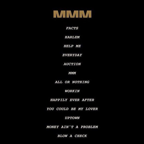 MMM tracklist