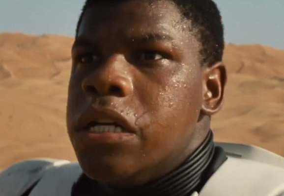 SmugVolk's tweet photo. #BoycottStarWars because the lead negro is unusually ugly and will make small children uncomfortable https://t.co/ZZEvVgpFmn